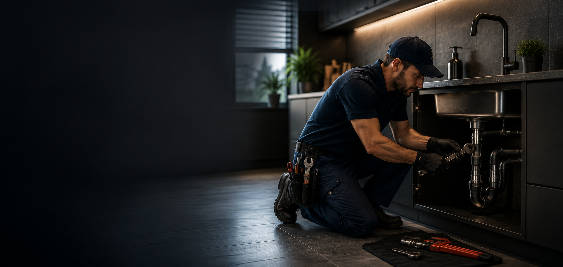 Professional plumber tools